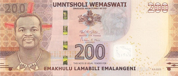 PN45 Eswatini (Swaziland) - 200 Emalangeni (2023)